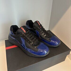 Blue and Black Prada Sneakers Size 8.5 Men